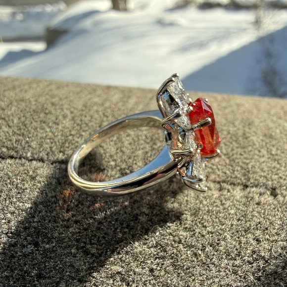3/$100 Sunset Orange Ring size 6 - Picture 9 of 10